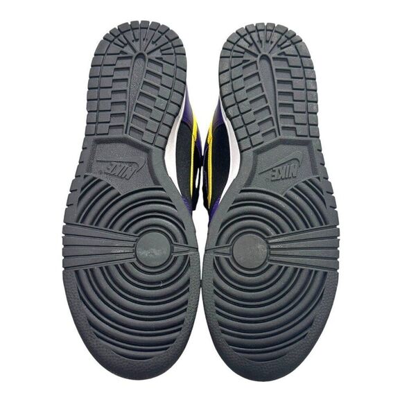 Nike Dunk High Premium EMB Lakers Court Purple DH0642-001 Lebron AD 9.5 - Picture 11 of 13